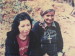 Photo laminée de sa grand-mère, Caroline Tshernish Pinette, et de sa mère, Blandine Fontaine 